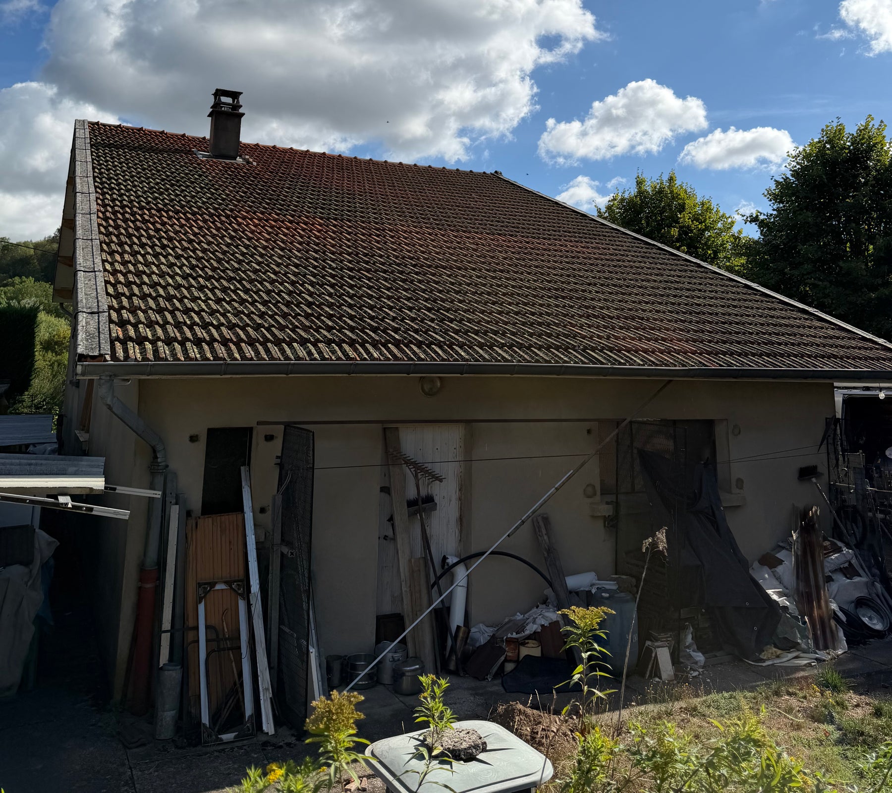 Toiture avant intervention